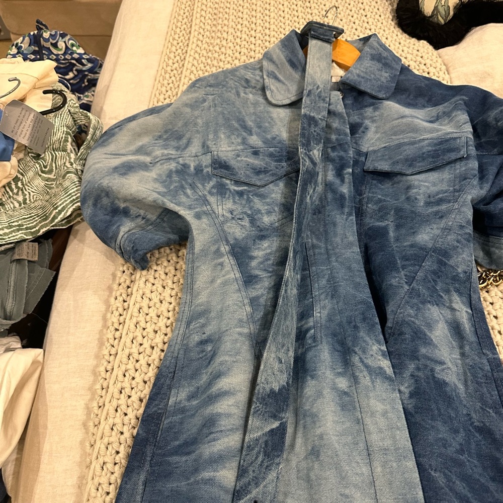 Divine Heritage Denim Mini Dress - Picture 4 of 5